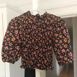 New Puff Sleeve Floral Blouse 💐